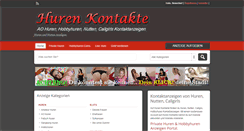 Desktop Screenshot of hurenkontakte.net